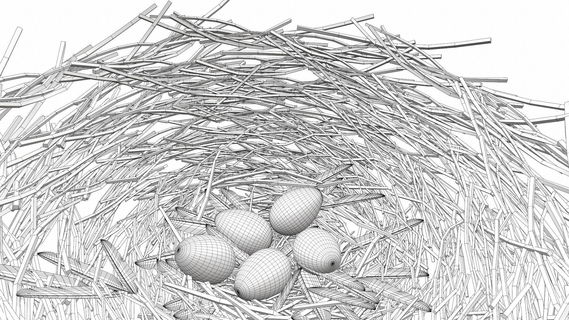 Bird nest v2 3D model_11
