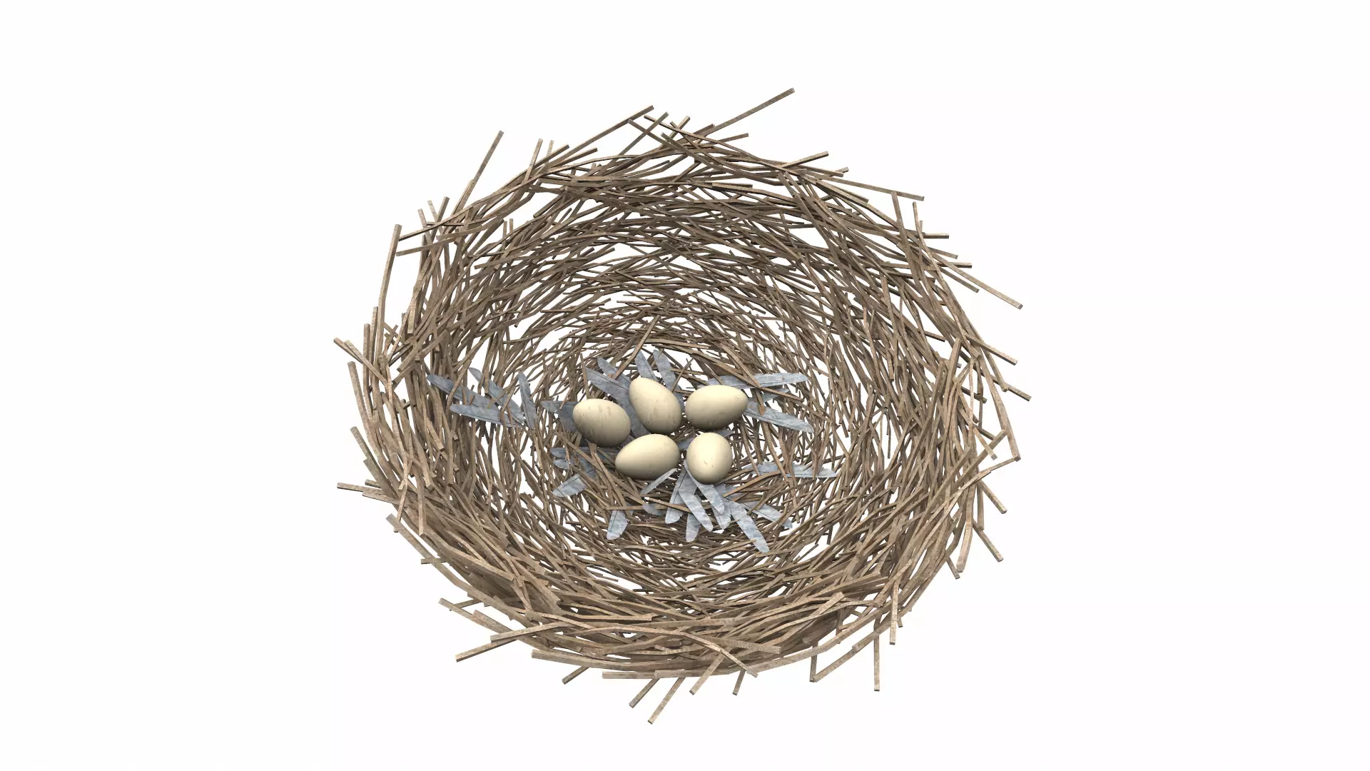 Bird nest v2 3D model_0