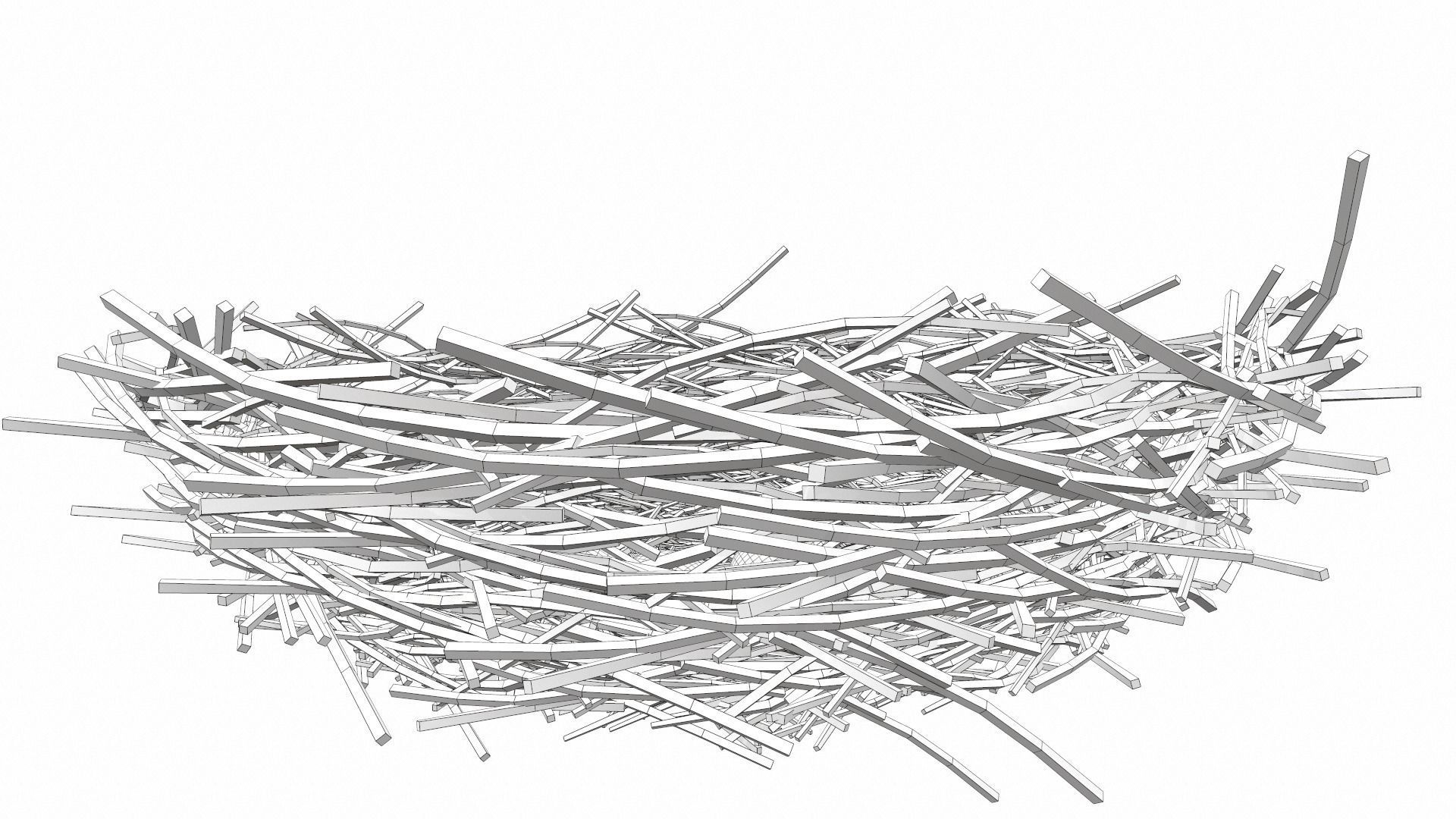 Bird nest v2 3D model_9