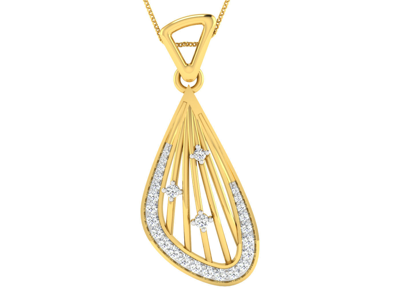 Earring Pendant Set 3dm STL OBJ FBX Render Details 3D print model_4