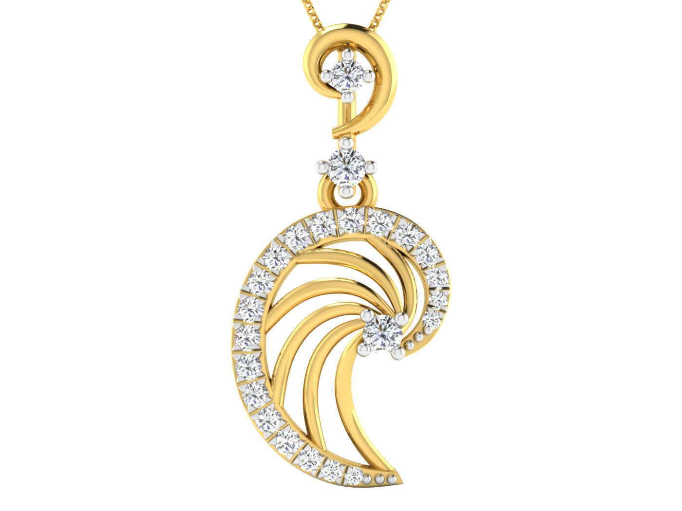 Earring Pendant Set 3dm STL OBJ FBX Render Details 3D print model_9