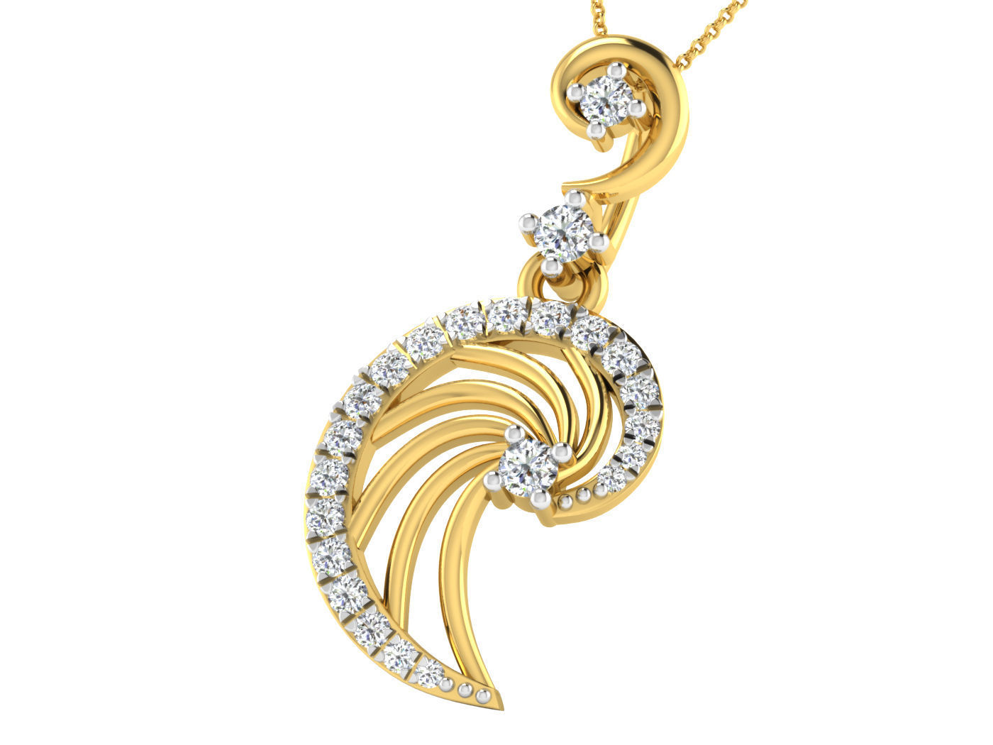 Earring Pendant Set 3dm STL OBJ FBX Render Details 3D print model_7