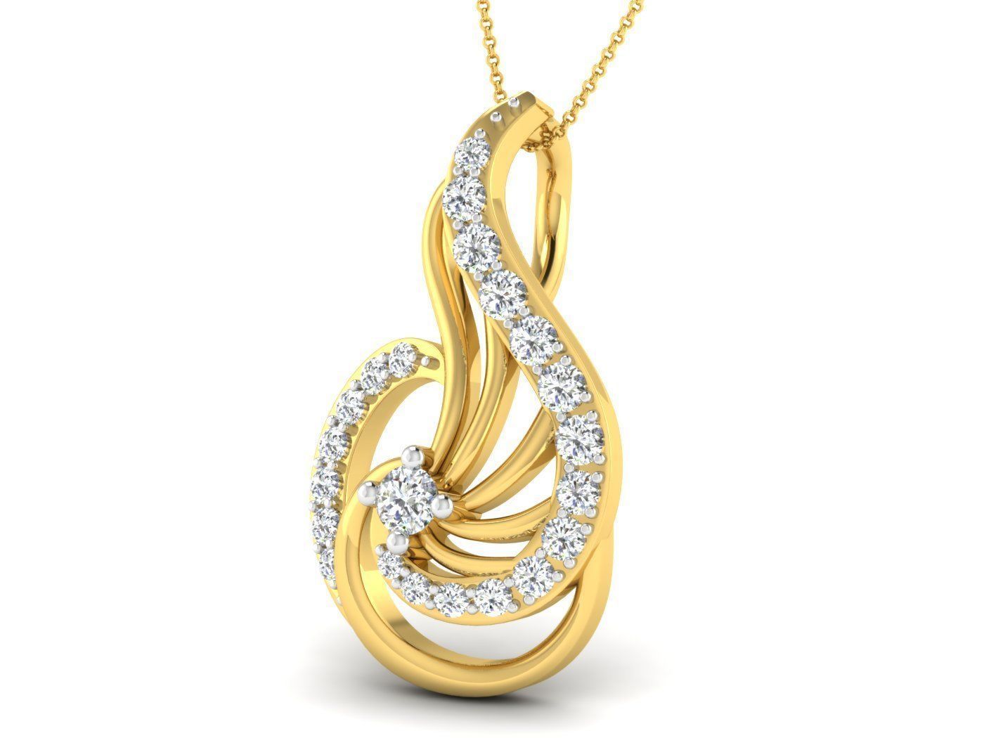 Earring Pendant Set 3dm STL OBJ FBX Render Details 3D print model_3