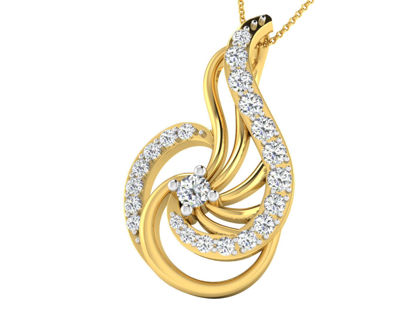 Earring Pendant Set 3dm STL OBJ FBX Render Details 3D print model_7