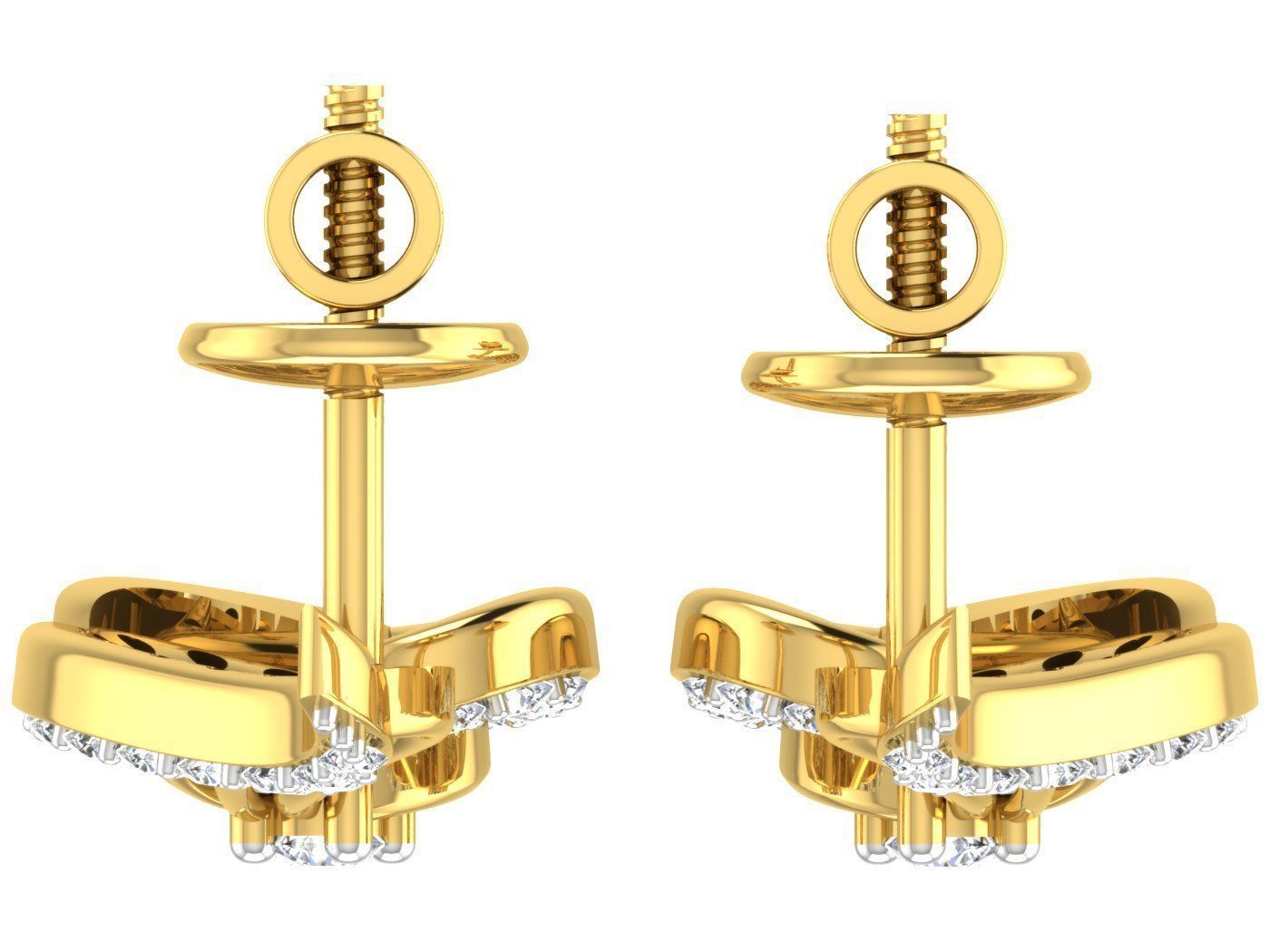 Earring Pendant Set 3dm STL OBJ FBX Render Details 3D print model_13