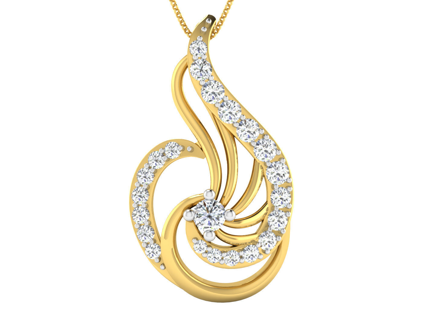 Earring Pendant Set 3dm STL OBJ FBX Render Details 3D print model_8