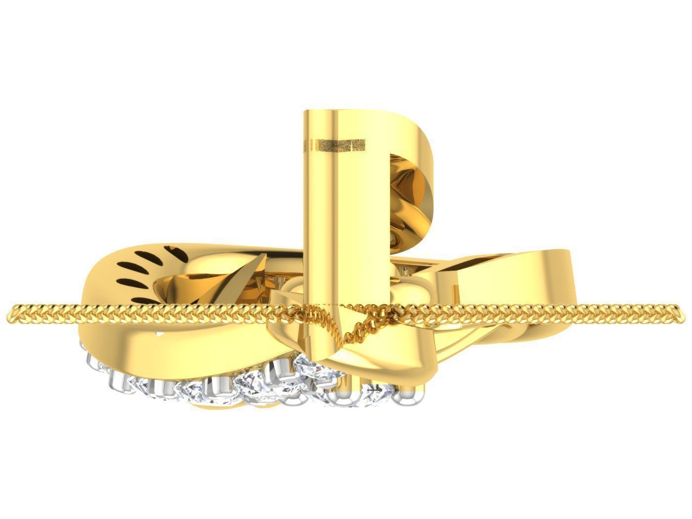 Earring Pendant Set 3dm STL OBJ FBX Render Details 3D print model_12