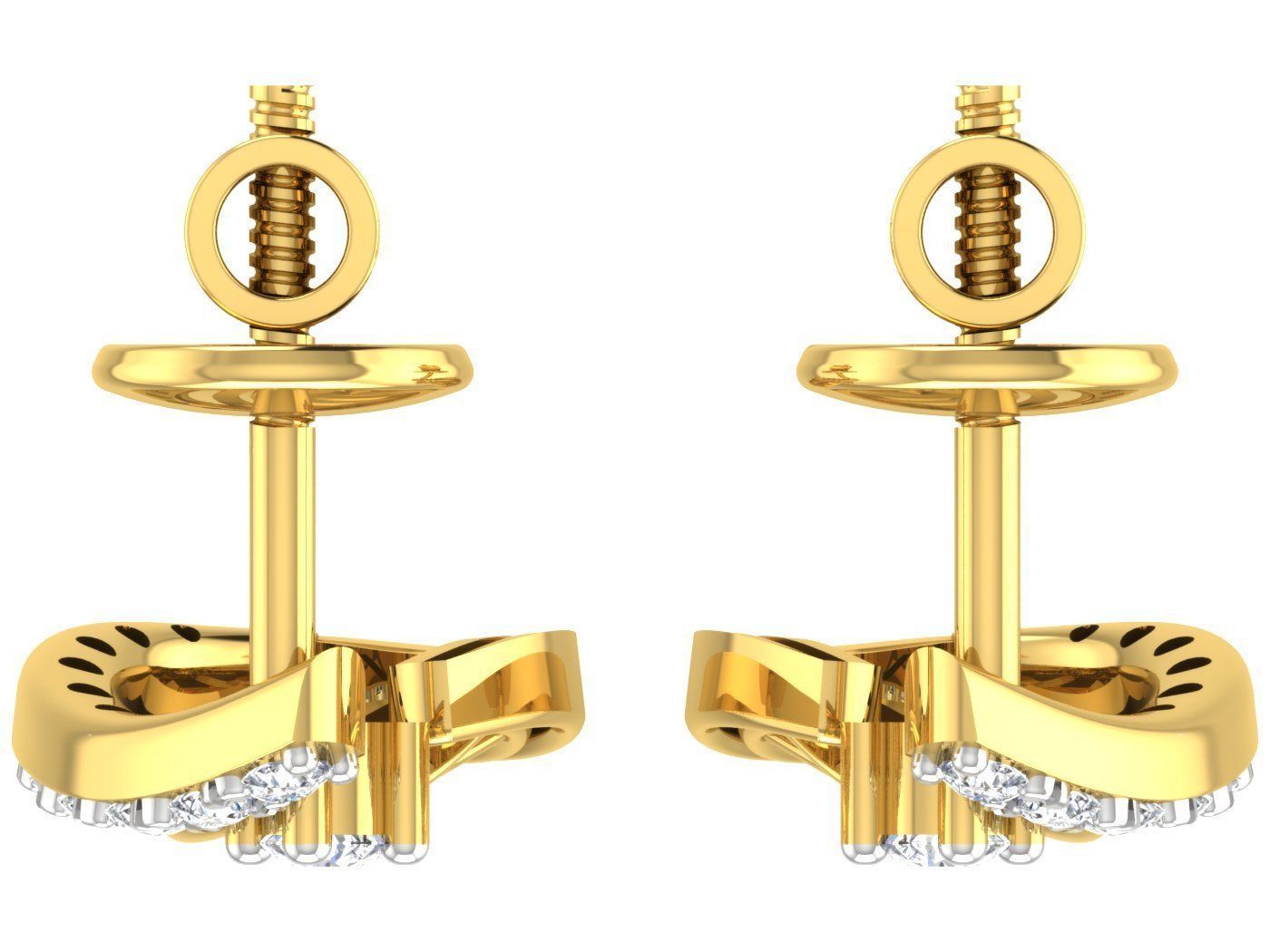 Earring Pendant Set 3dm STL OBJ FBX Render Details 3D print model_13