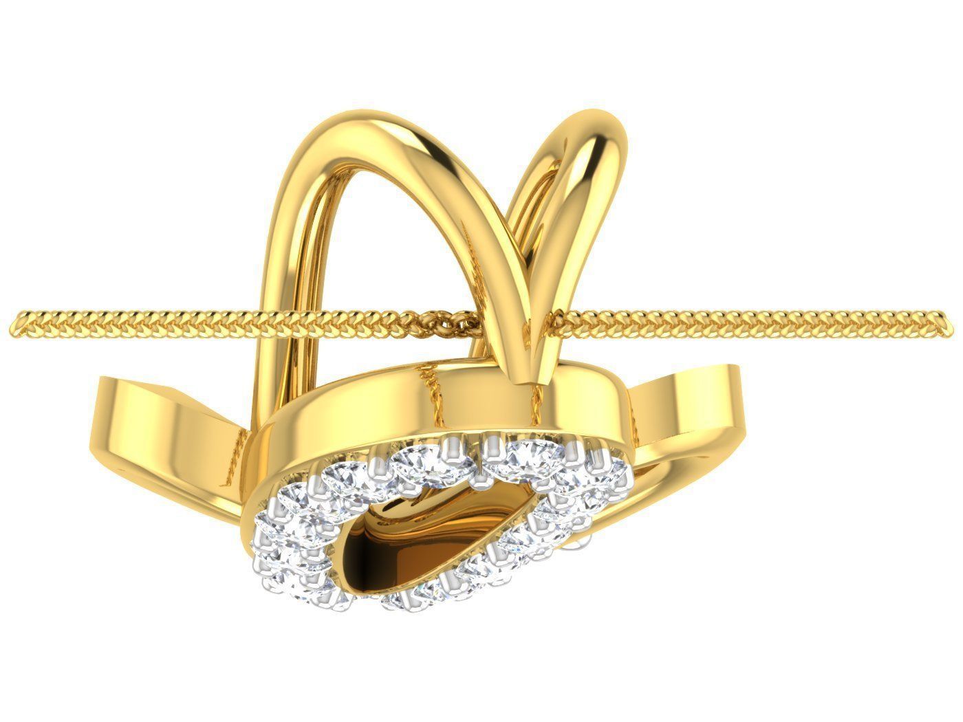 Earring Pendant Set 3dm STL OBJ FBX Render Details 3D print model_12