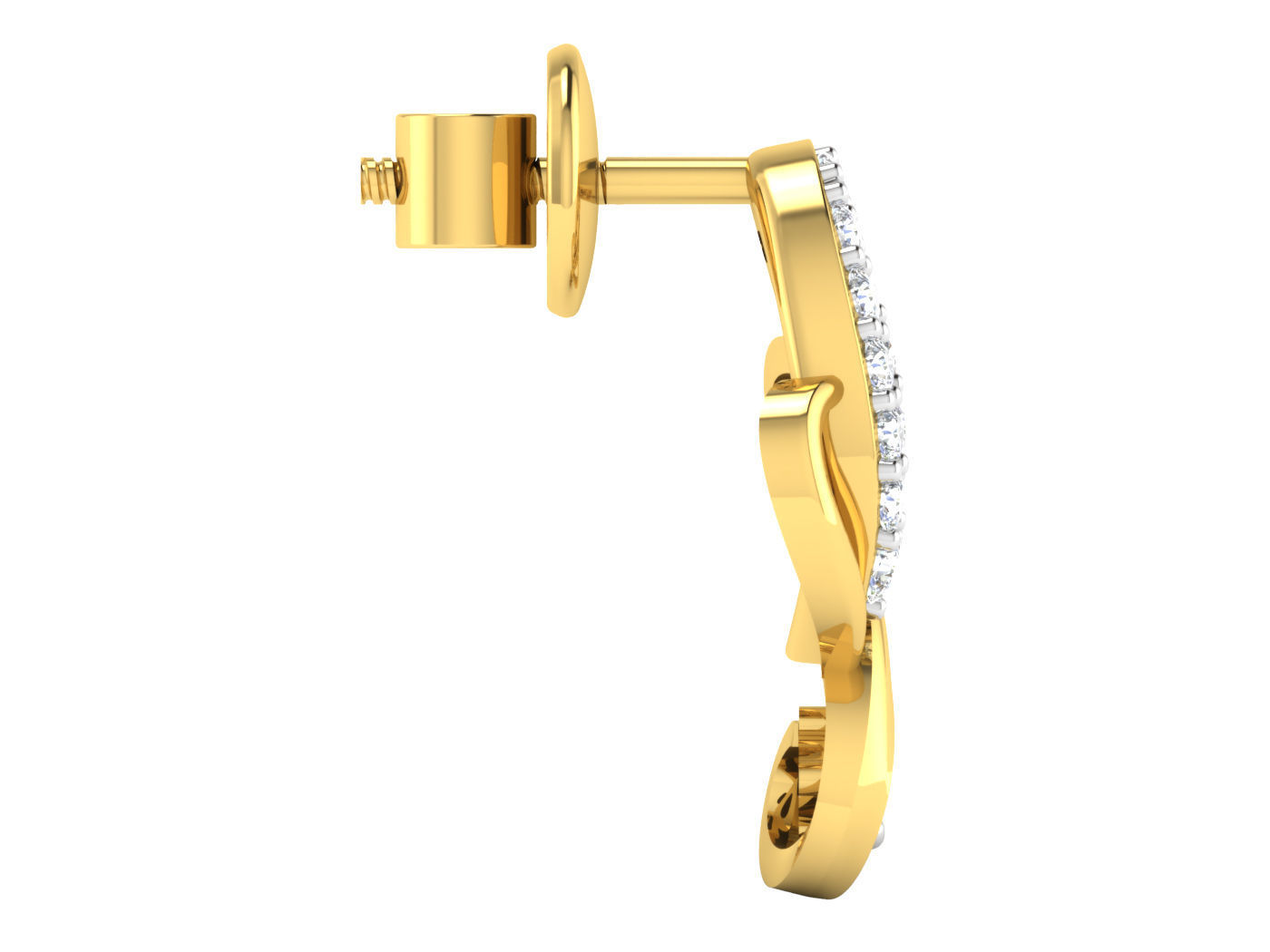 Earring Pendant Set 3dm STL OBJ FBX Render Details 3D print model_10