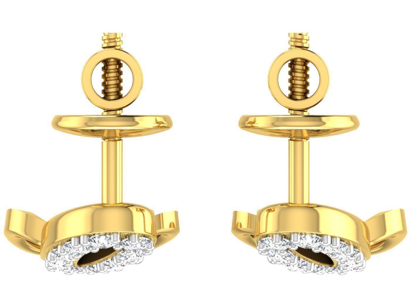 Earring Pendant Set 3dm STL OBJ FBX Render Details 3D print model_13