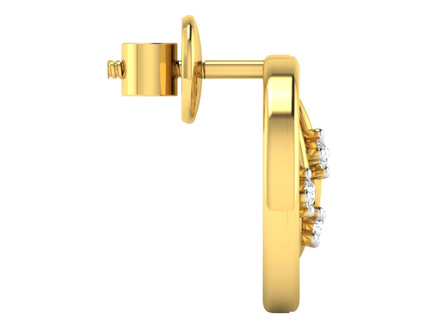 Earring Pendant Set 3dm STL OBJ FBX Render Details 3D print model_10