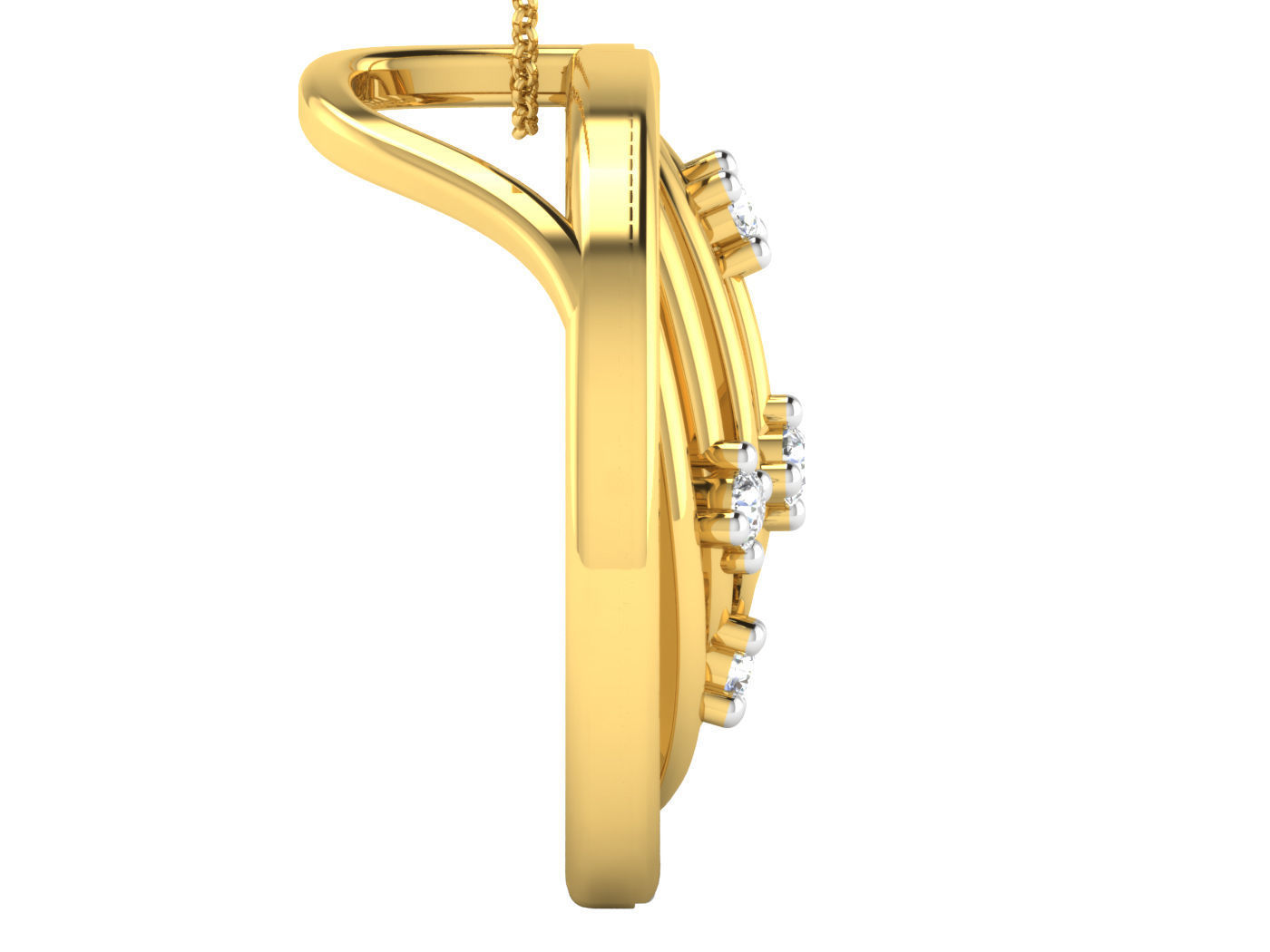 Earring Pendant Set 3dm STL OBJ FBX Render Details 3D print model_11