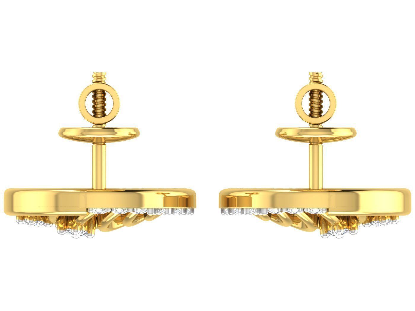 Earring Pendant Set 3dm STL OBJ FBX Render Details 3D print model_12