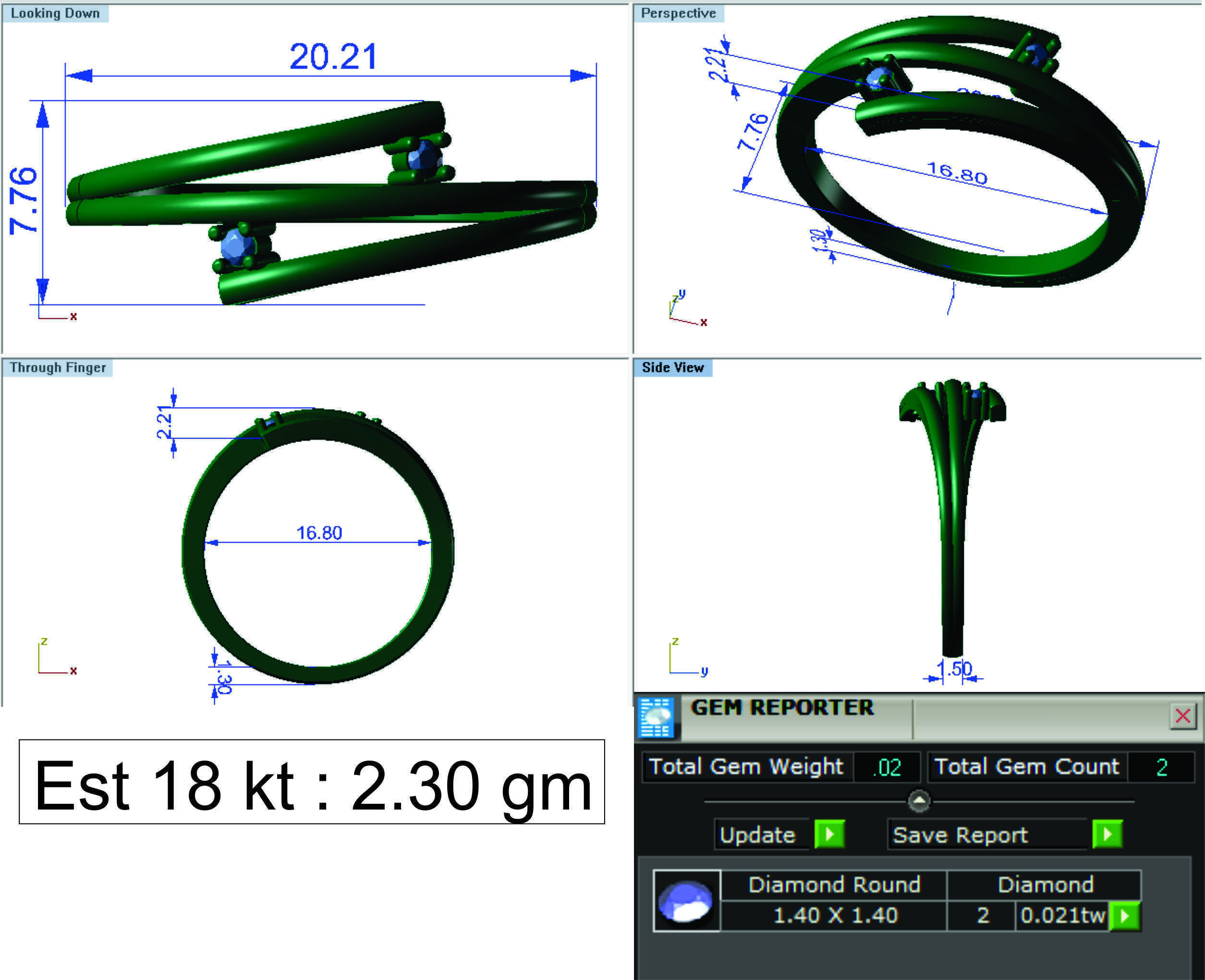 Ring - 8434 3D print model_4