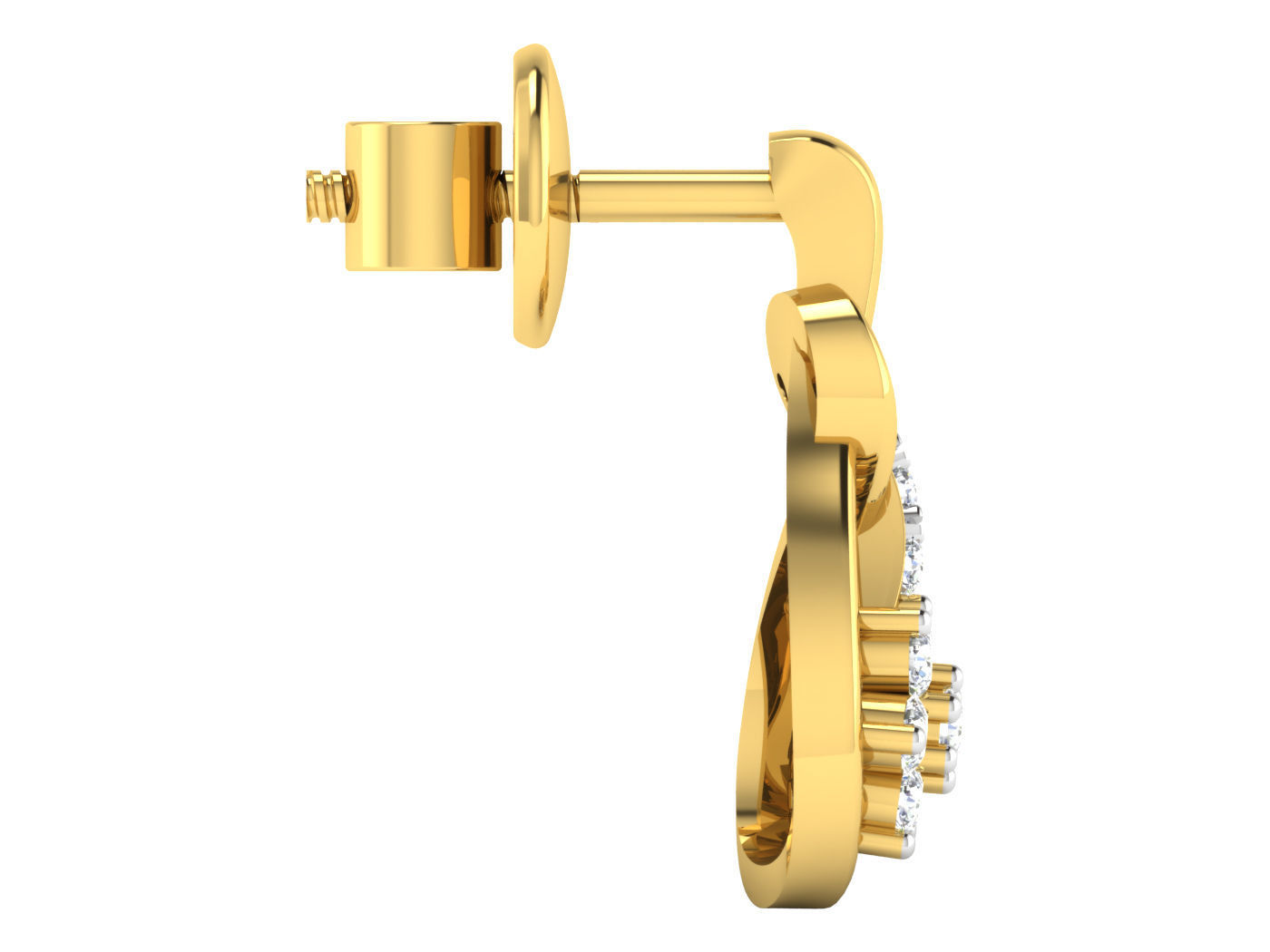 Earring Pendant Set 3dm STL OBJ FBX Render Details 3D print model_10