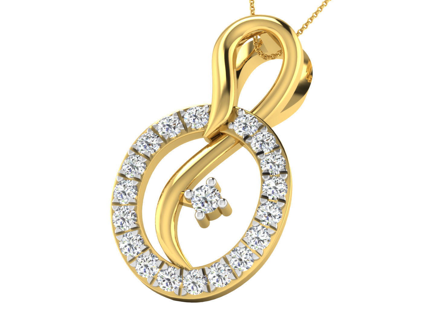 Earring Pendant Set 3dm STL OBJ FBX Render Details 3D print model_7