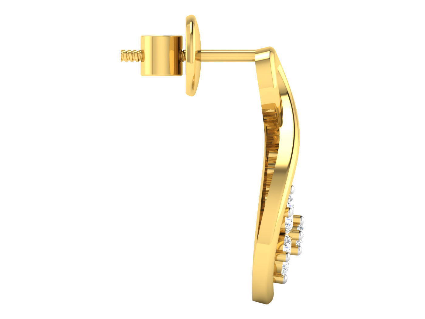 Earring Pendant Set 3dm STL OBJ FBX Render Details 3D print model_10