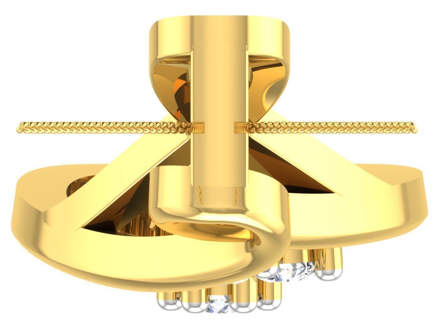 Earring Pendant Set 3dm STL OBJ FBX Render Details 3D print model_13