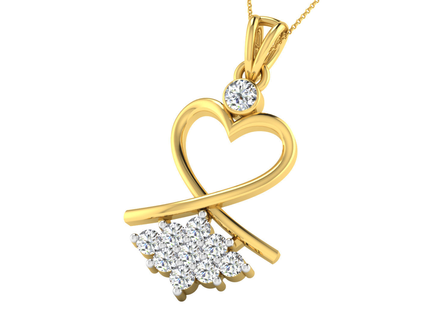 Earring Pendant Set 3dm STL OBJ FBX Render Details 3D print model_7