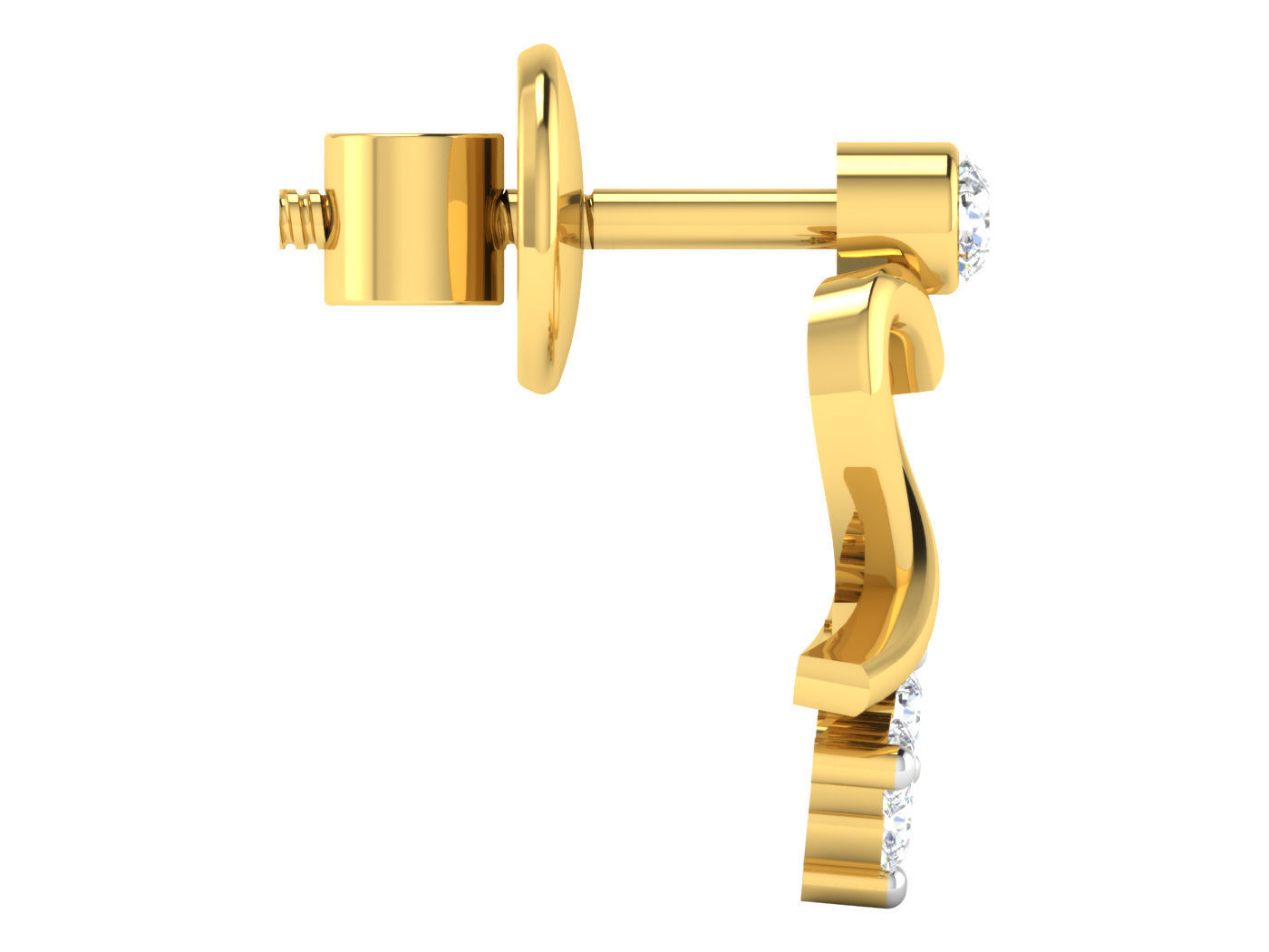 Earring Pendant Set 3dm STL OBJ FBX Render Details 3D print model_10