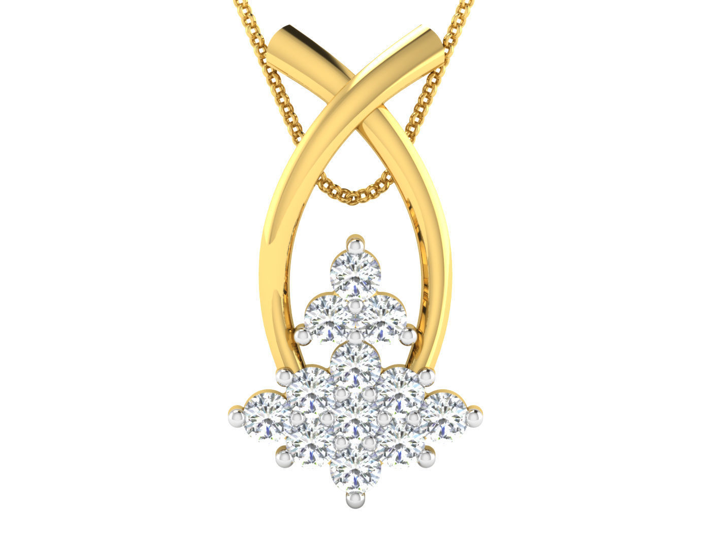 Earring Pendant Set 3dm STL OBJ FBX Render Details 3D print model_9