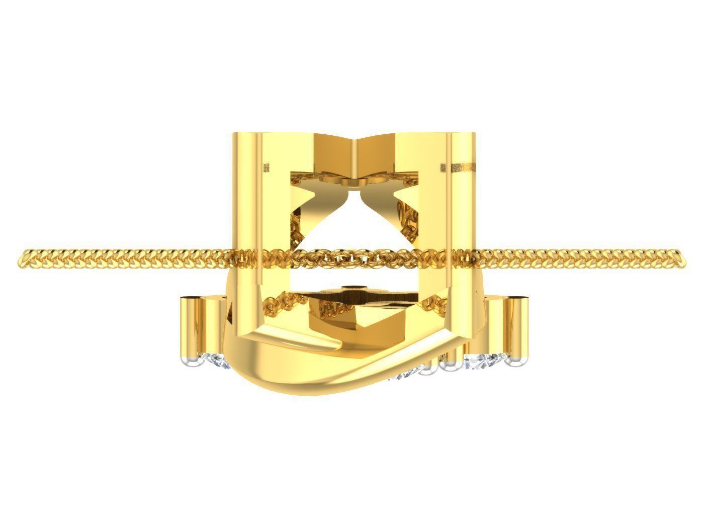 Earring Pendant Set 3dm STL OBJ FBX Render Details 3D print model_13