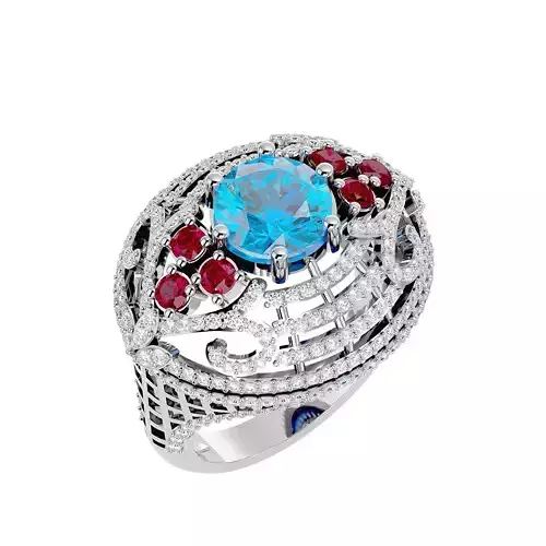 Cocktail Ring - 11 3D print model