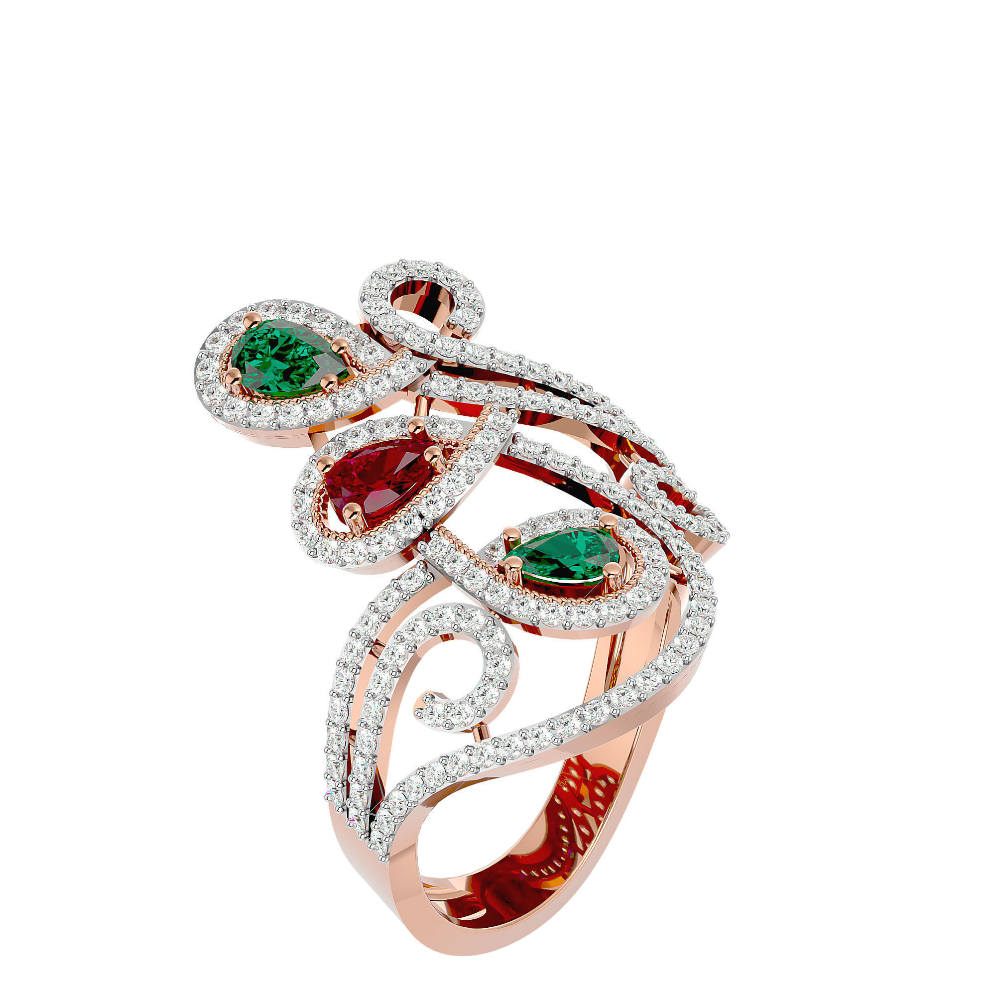 Cocktail Ring - 08 3D print model_11