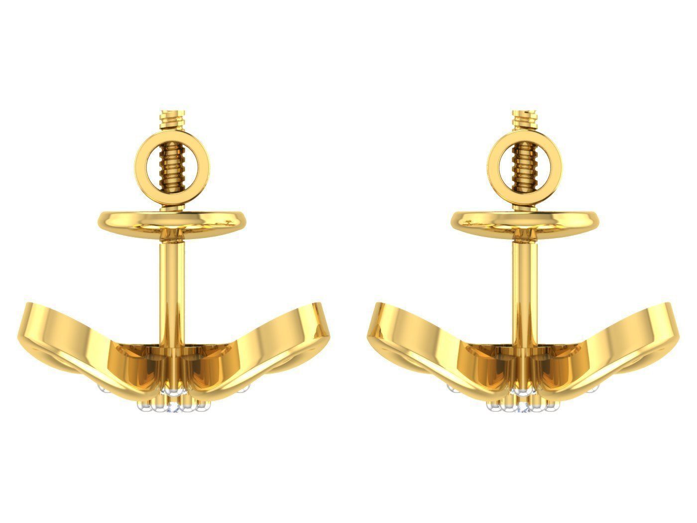 Earring Pendant Set 3dm STL OBJ FBX Render Details 3D print model_12