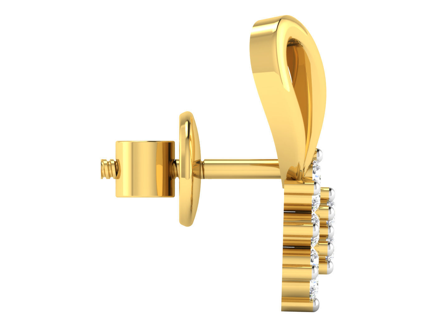 Earring Pendant Set 3dm STL OBJ FBX Render Details 3D print model_10