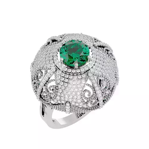 Cocktail Ring - 06 3D print model