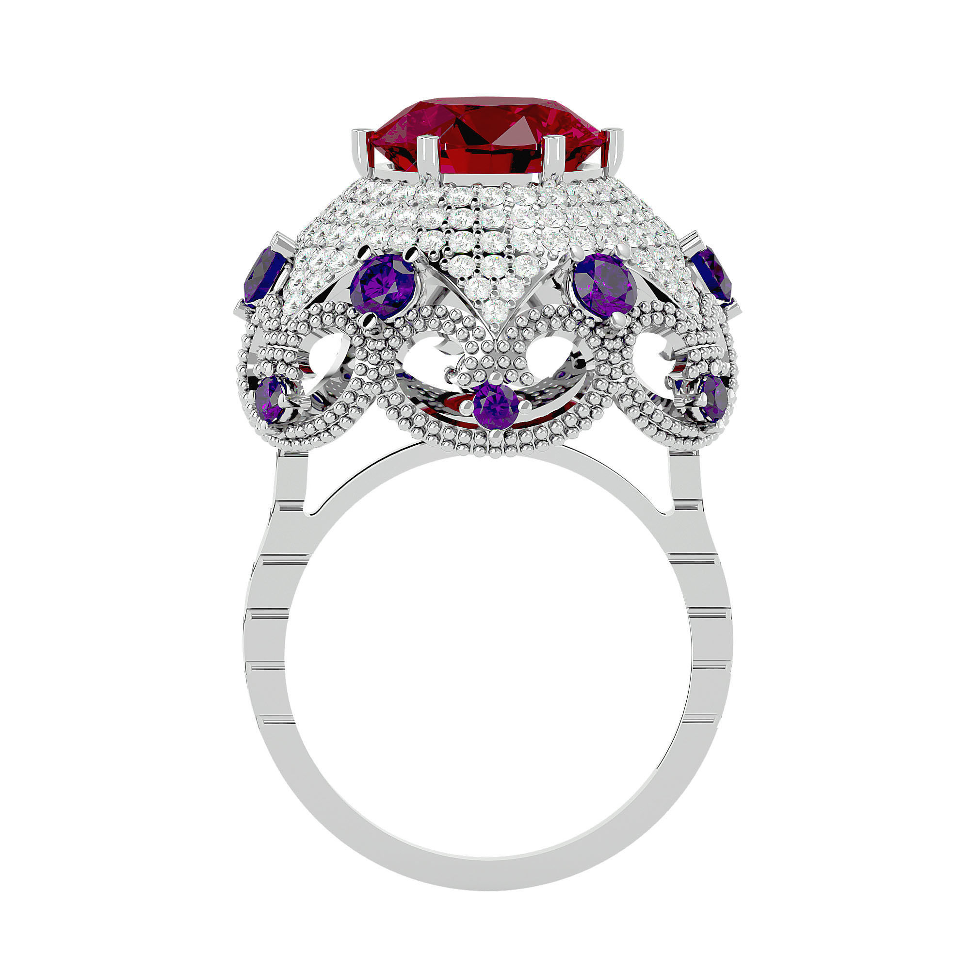 Cocktail Ring - 04 3D print model_4