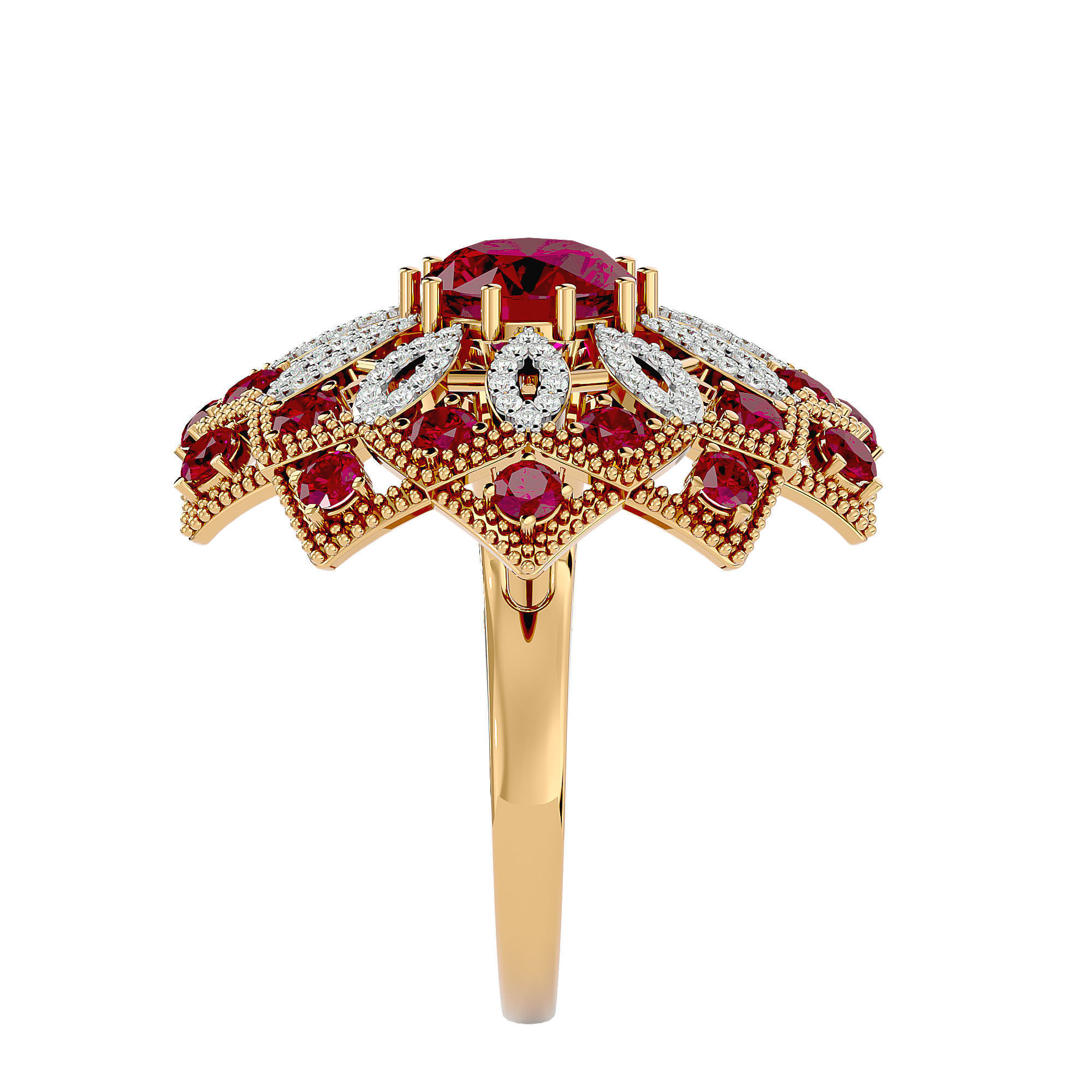 Cocktail Ring - 01 3D print model_7