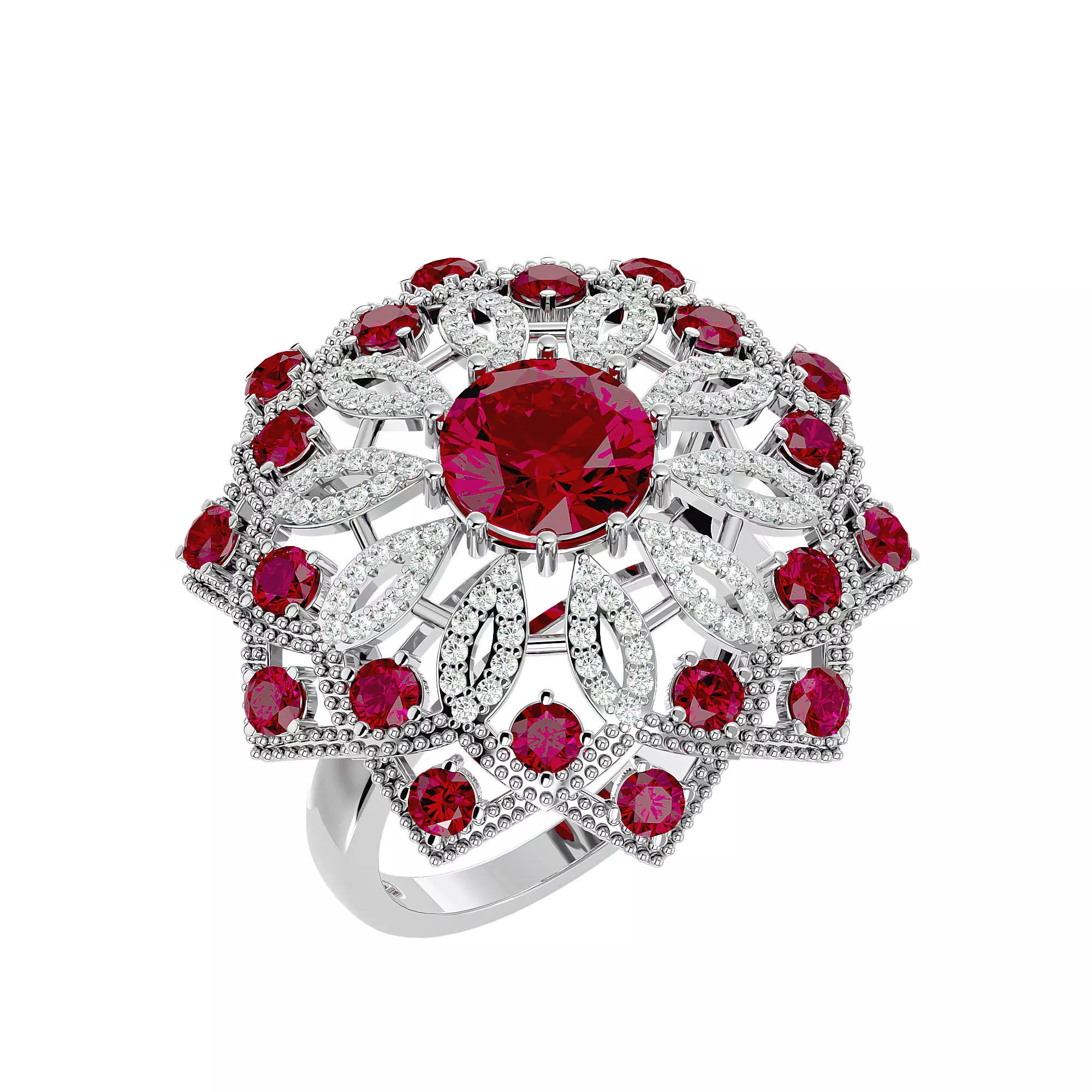 Cocktail Ring - 01 3D print model_0