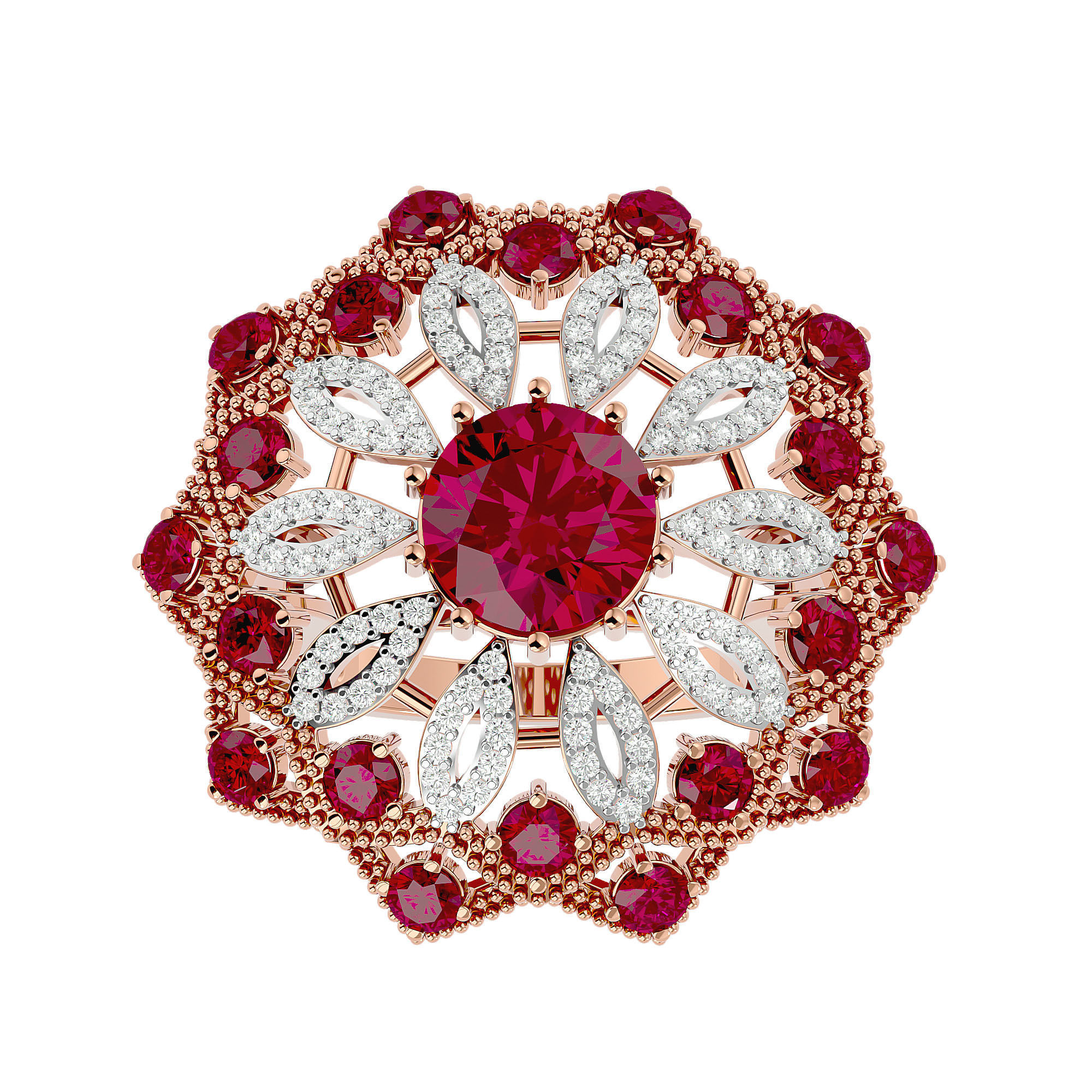 Cocktail Ring - 01 3D print model_2