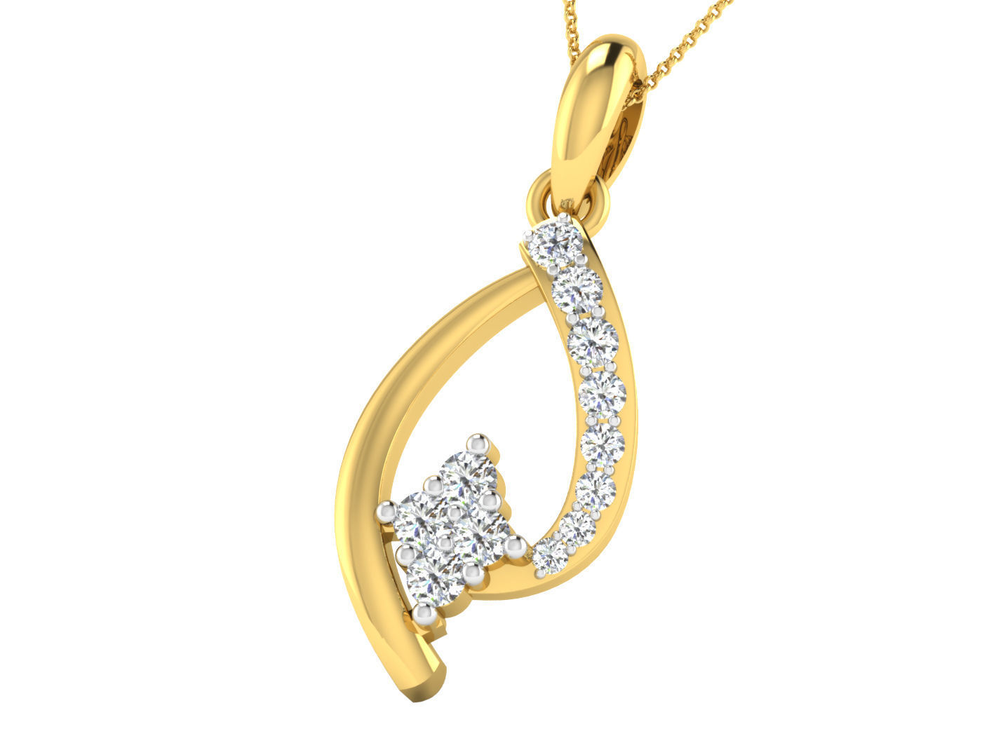 Earring Pendant Set 3dm STL OBJ FBX Render Details 3D print model_7