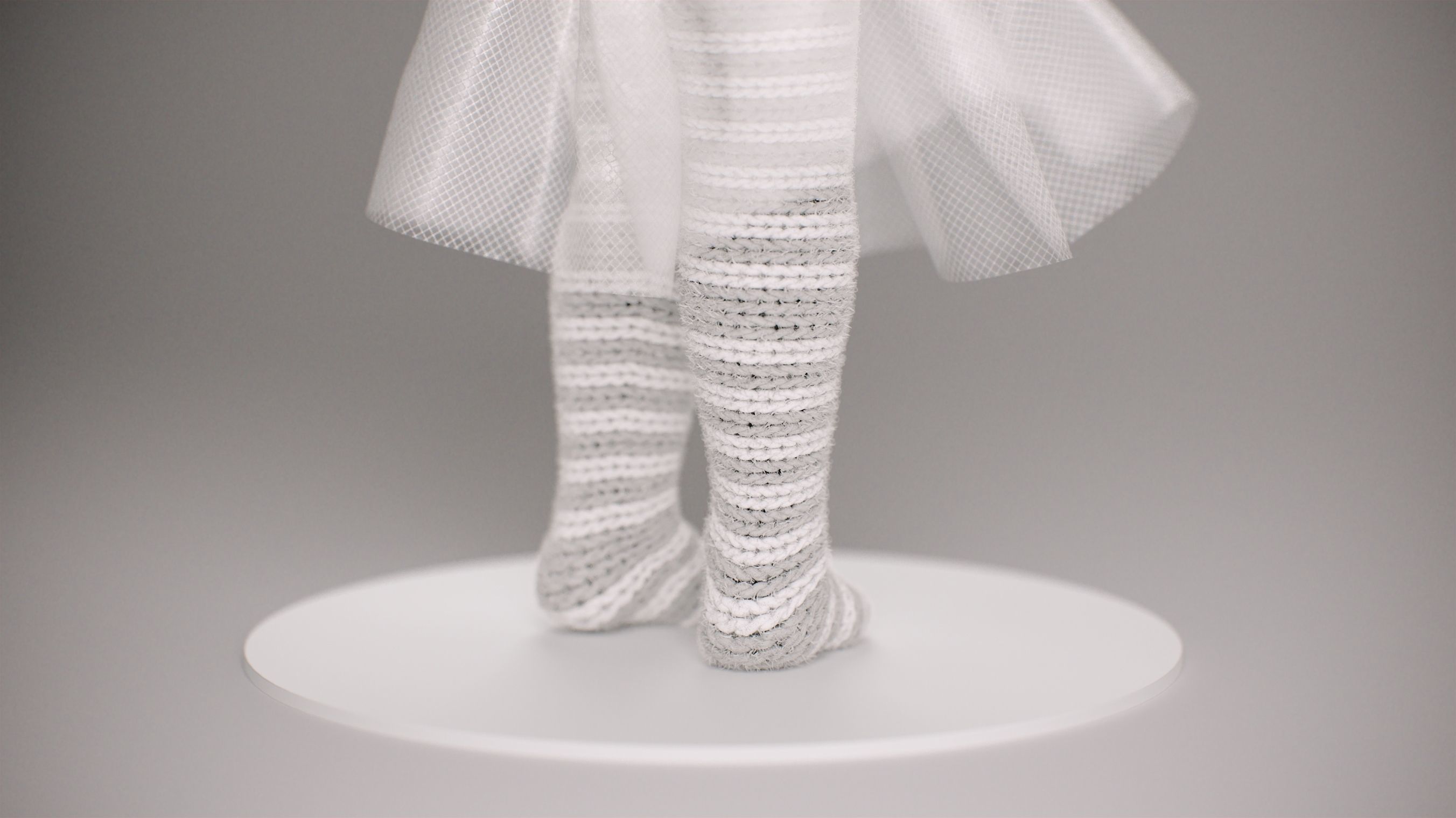 Olivia doll in Pajama and Skirt Pose 01 3D model_12