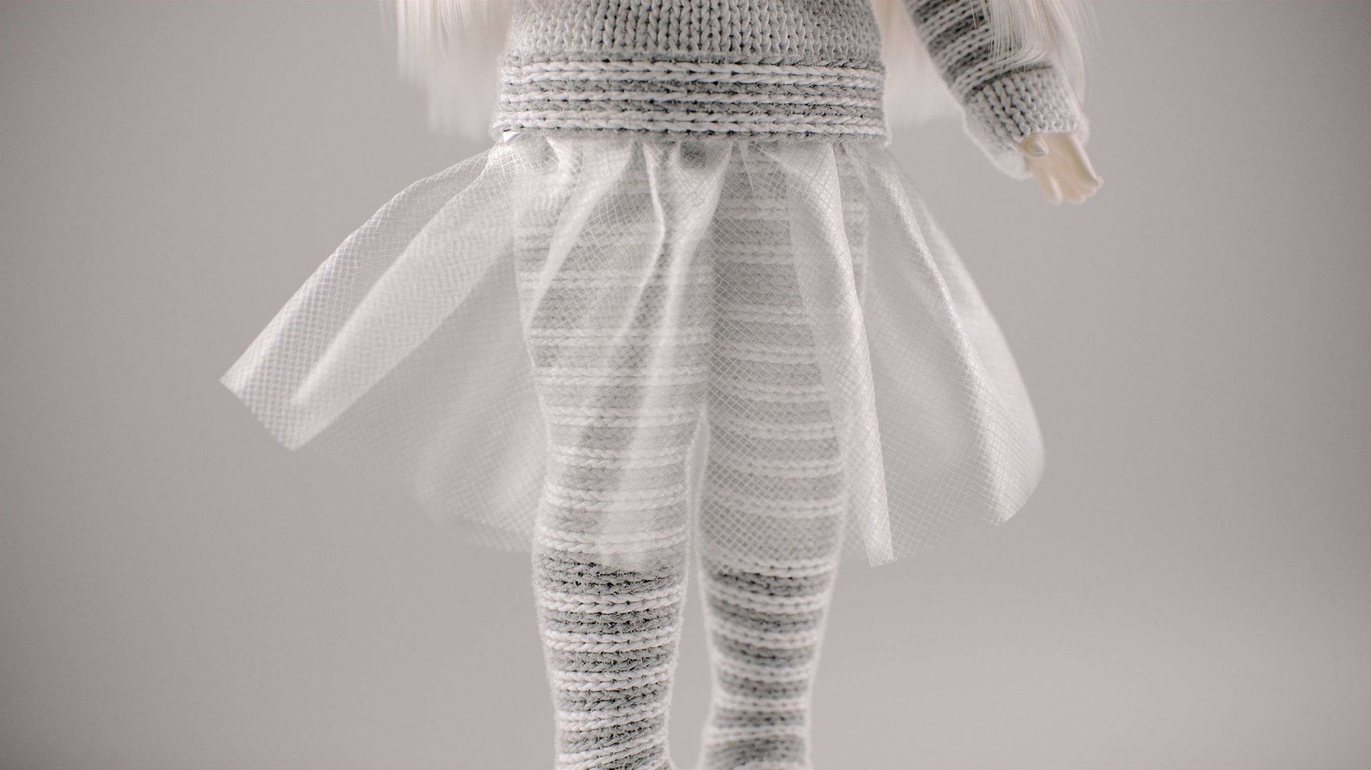 Olivia doll in Pajama and Skirt Pose 01 3D model_14