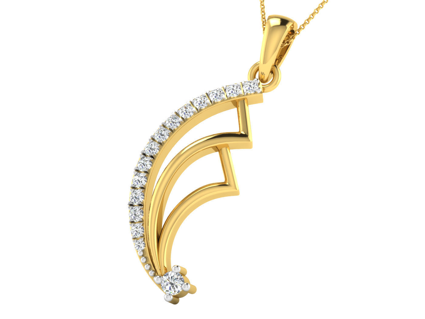 Earring Pendant Set 3dm STL OBJ FBX Render Details 3D print model_7