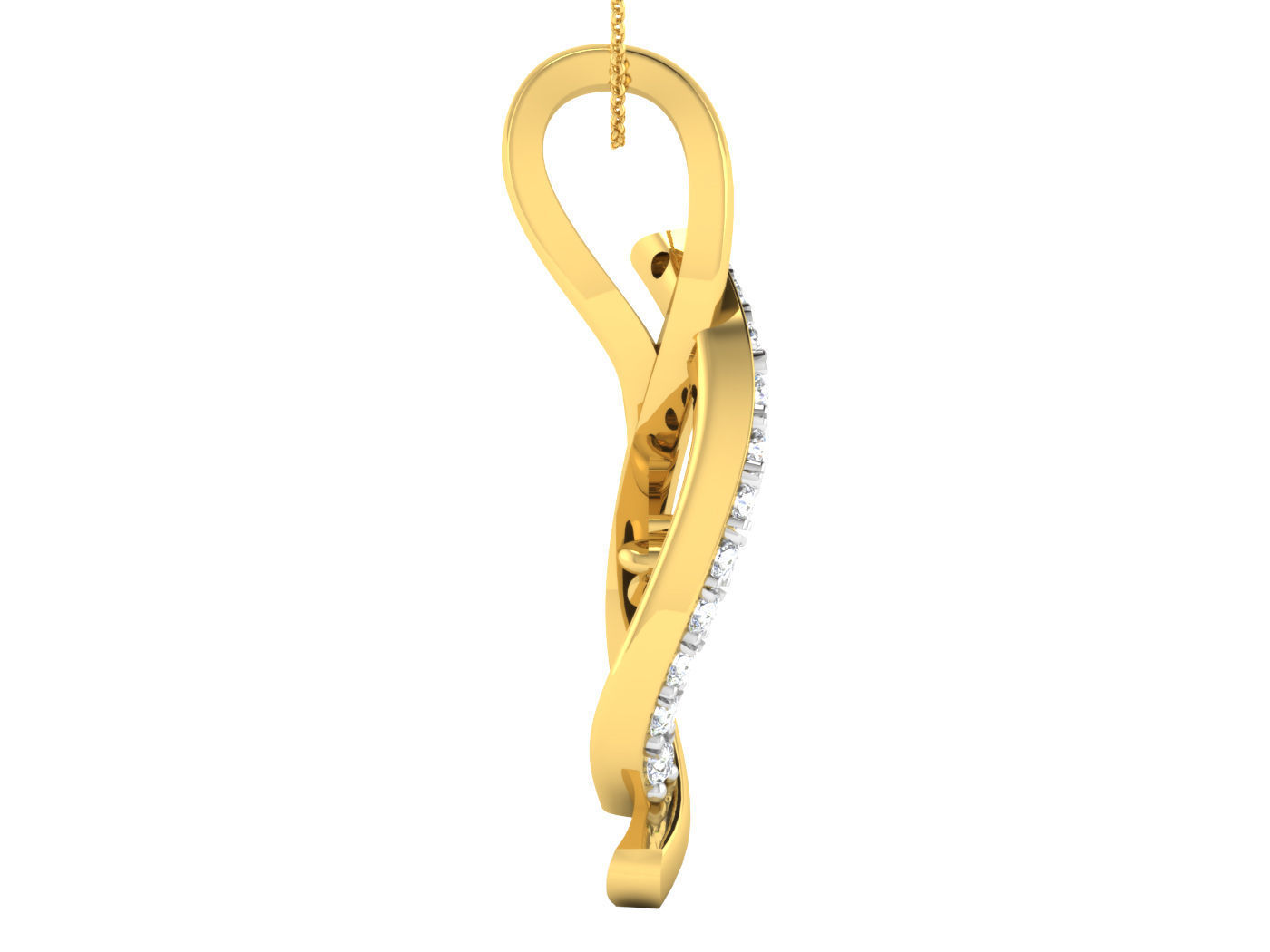 Earring Pendant Set 3dm STL OBJ FBX Render Details 3D print model_11