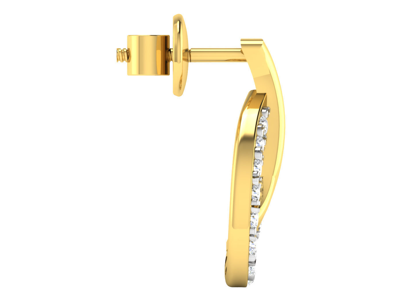 Earring Pendant Set 3dm STL OBJ FBX Render Details 3D print model_10