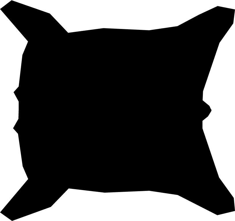 Travel mouse pad - bear skin rug 3D print model_3