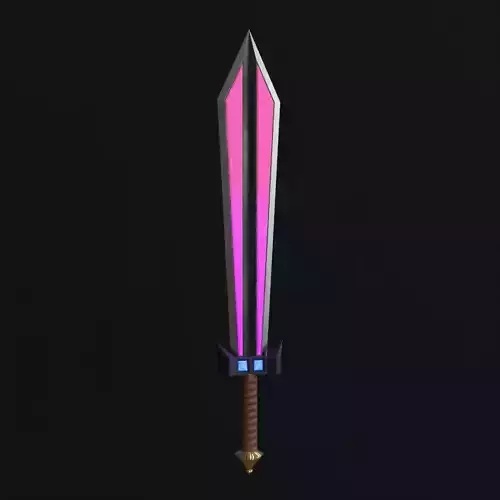 Low Poly Sci-Fi Sword