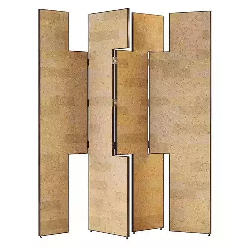 Eileen Gray four-panel screen 3D model