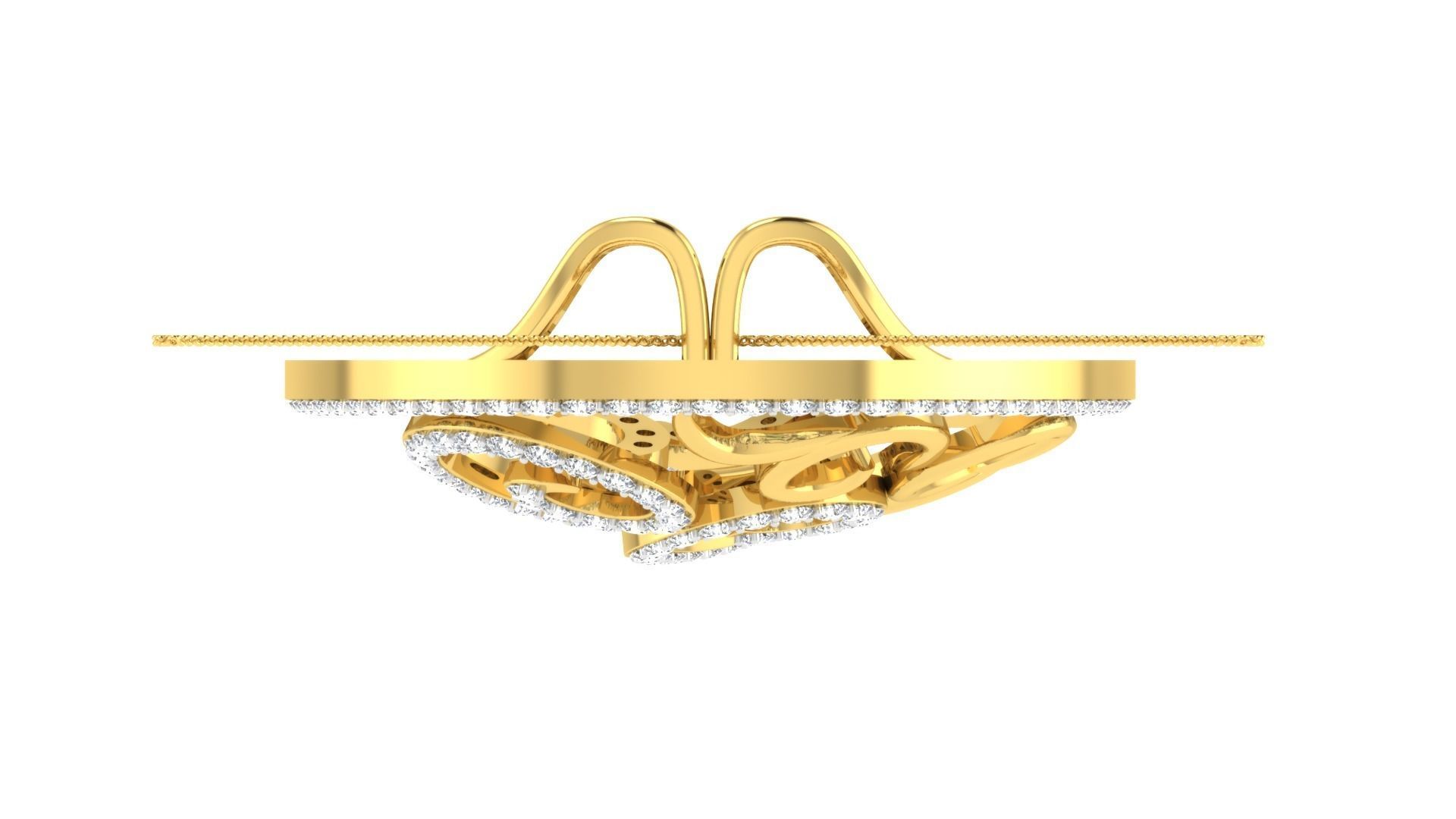 Pendants Earrings 3dm STL OBJ FBX Render Details 3D print model_17