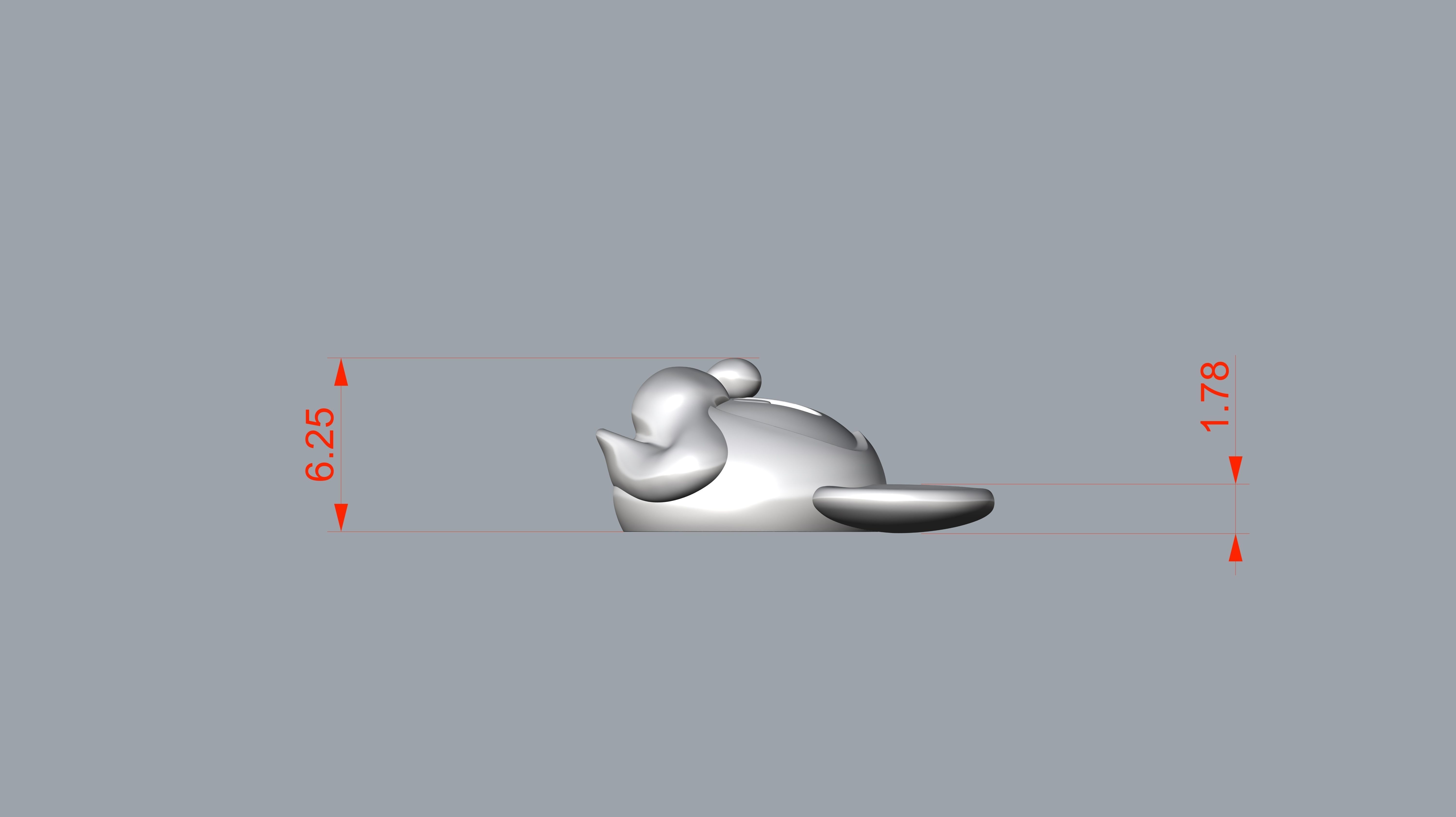 Mickey mouse pendant 3D print model_11