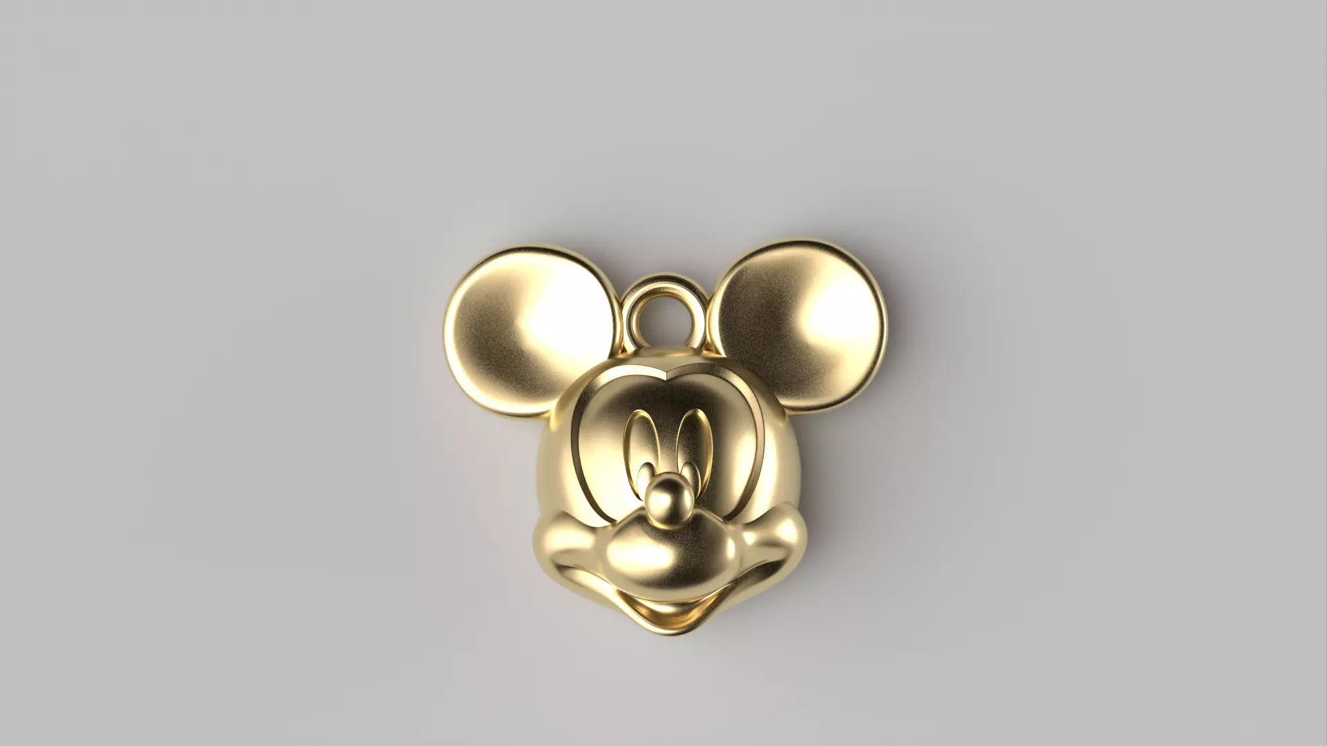 Mickey mouse pendant 3D print model_0