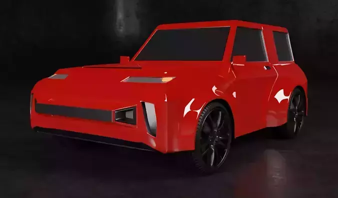 Sport SUV car off-road model 3D model