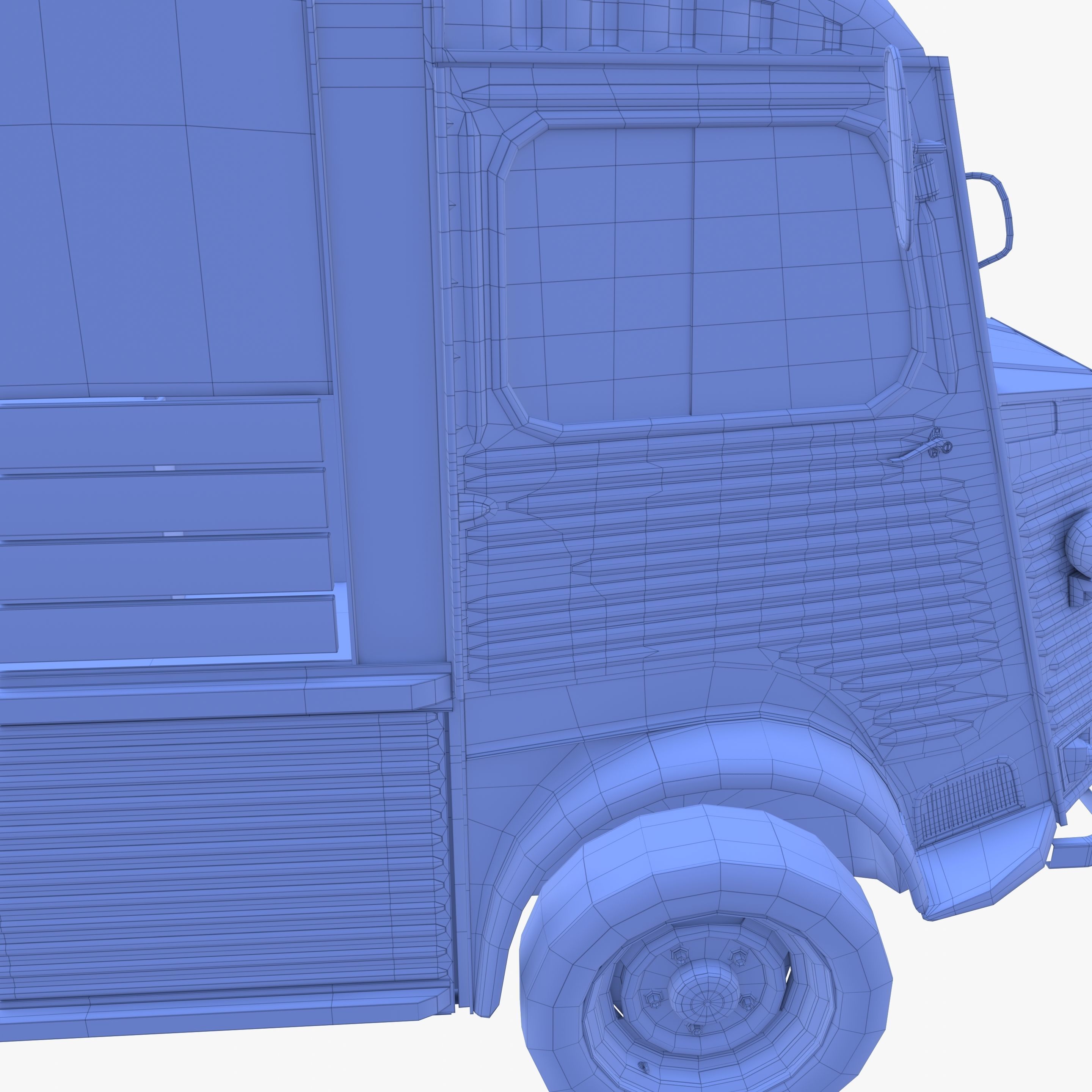 Generic 40s Van Pick Up v1 3D model_26